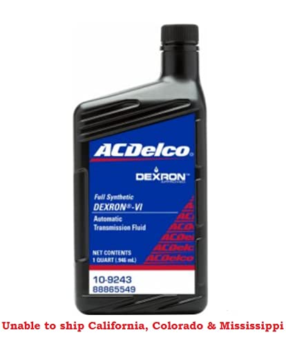 Full Synthetic Automatic Transmission Fluid 1 Quart 6 Pack B8197
