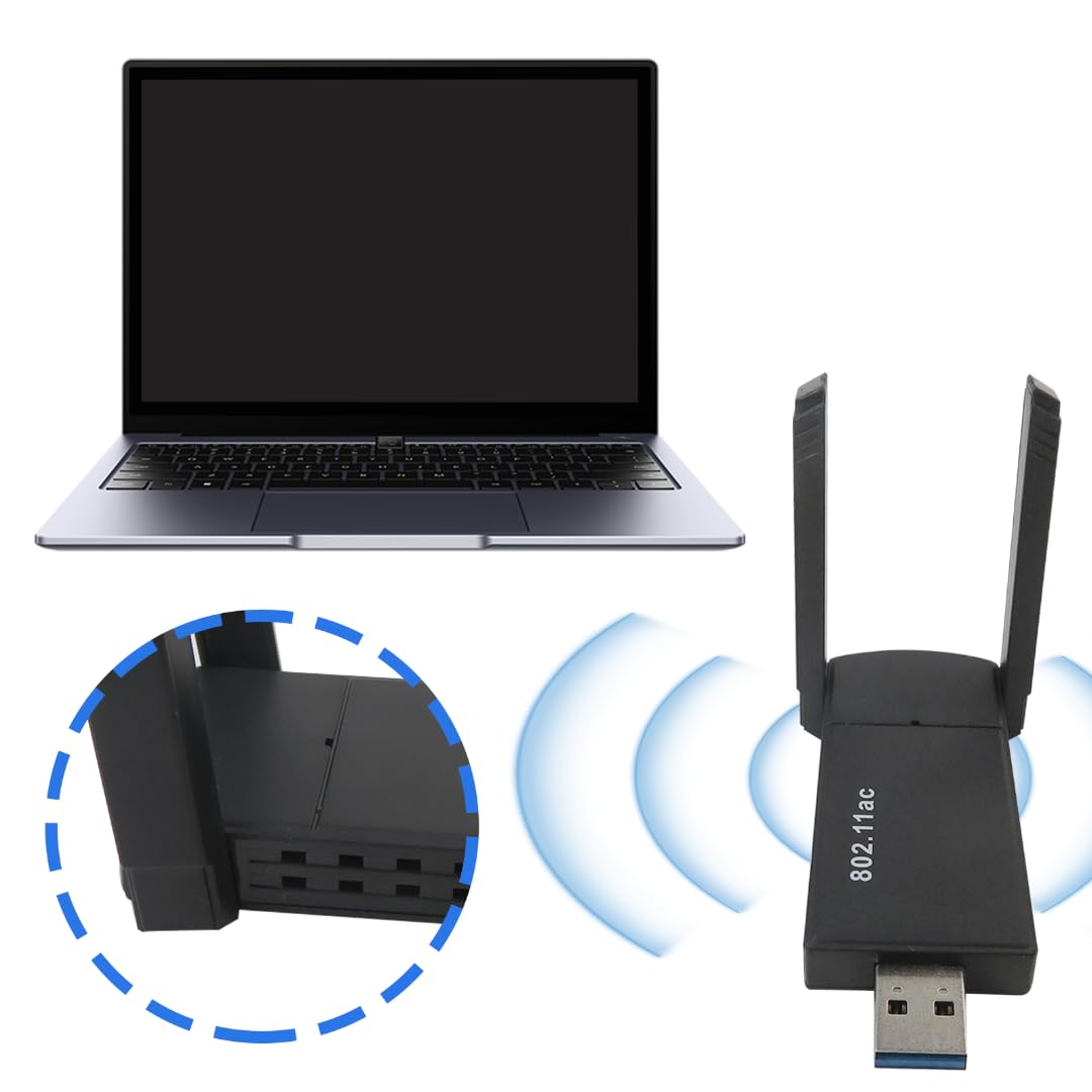 1300Mbps Dual Band Wireless USB WiFi Adapter T192004