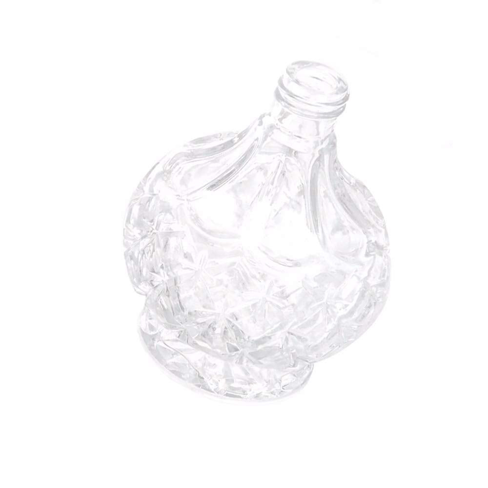 80ml Clear Crystal Perfume Bottle Gold Spray Atomizer Refillable Glass T34774