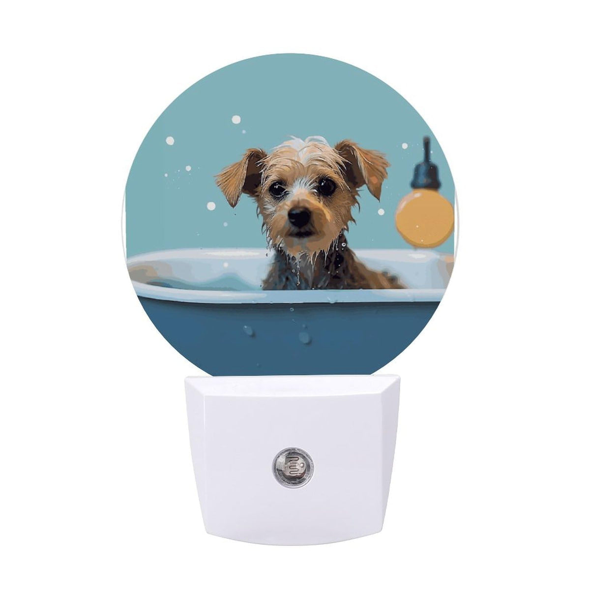 Dog in Bathtub Night Light Smart Sensor I50468
