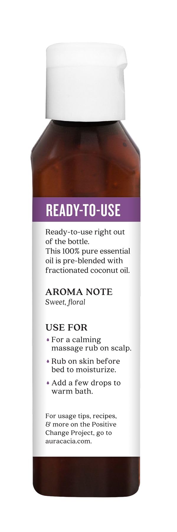 Lavender Essential Oil in Fractionated Coconut Oil 4 fl. oz. D2553