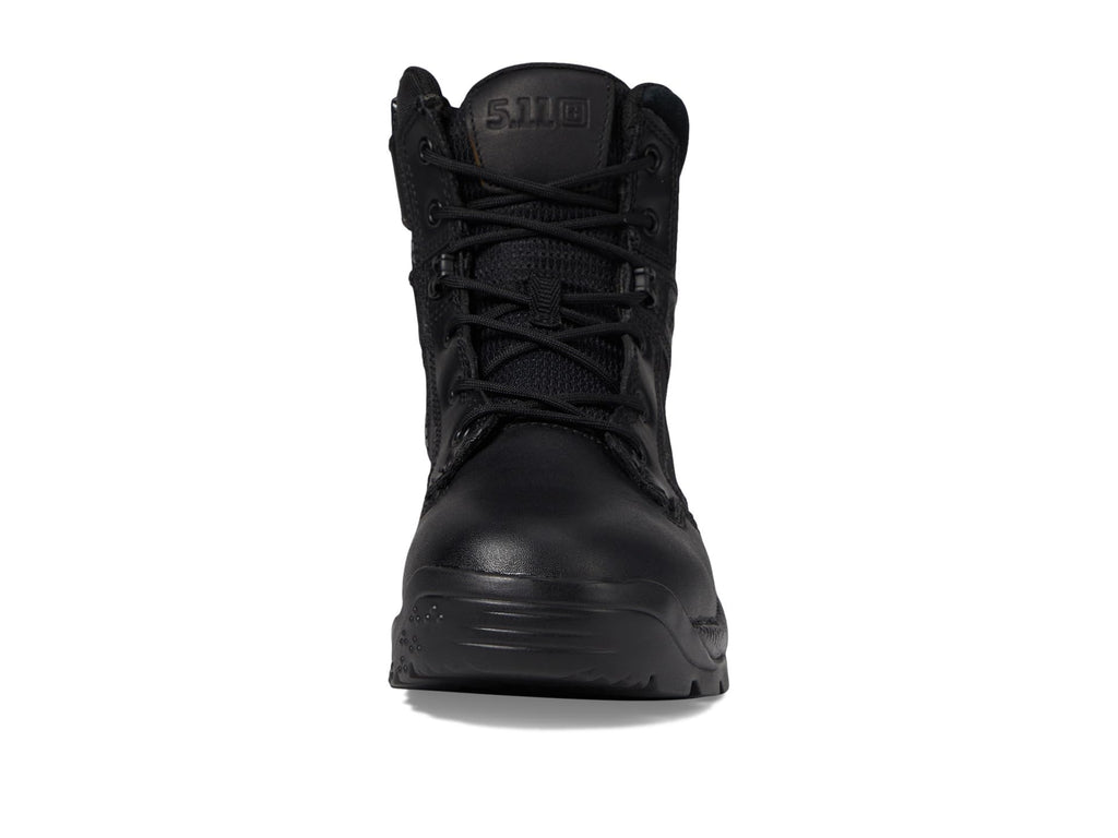 Black 6-Inch Side-Zip Work Boots V871873