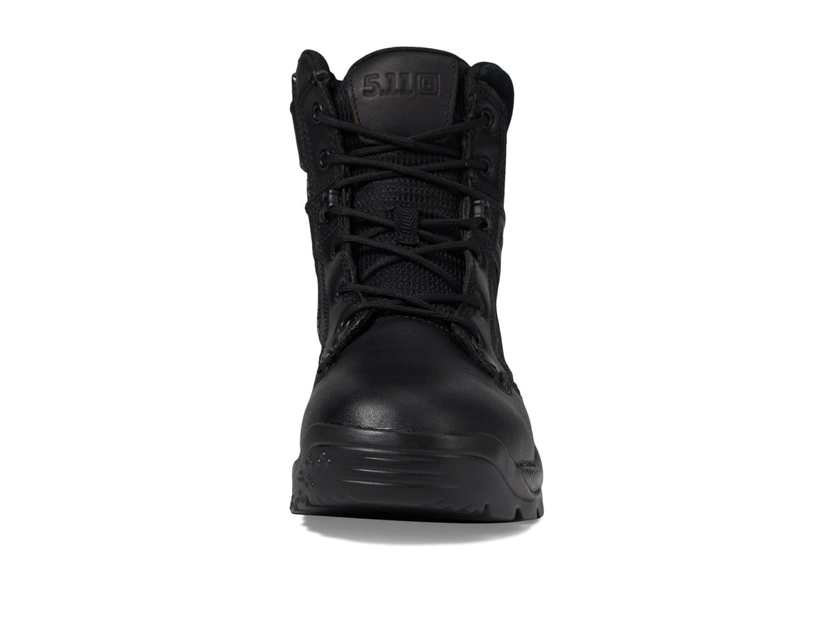 Black 6-Inch Side-Zip Work Boots V871873