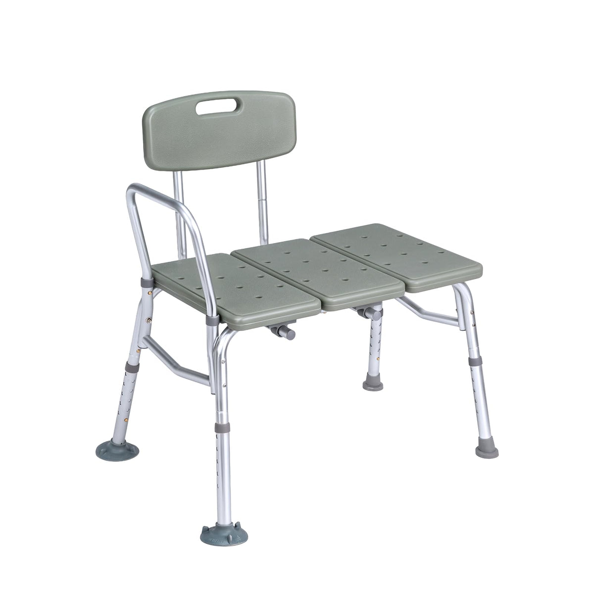 Height Adjustable Tub Transfer Bench Shower Chair with Backrest F7820