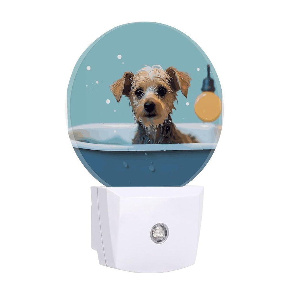 Dog in Bathtub Night Light Smart Sensor I50468