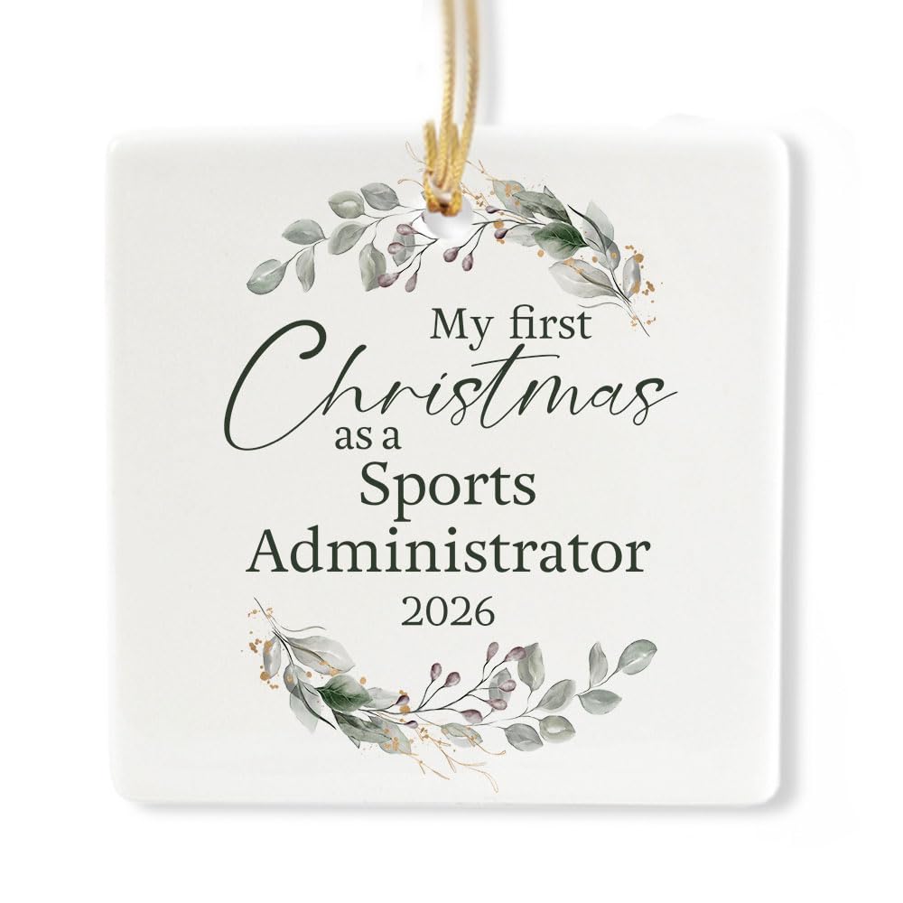 Ceramic 3-inch Square Ornament I5182
