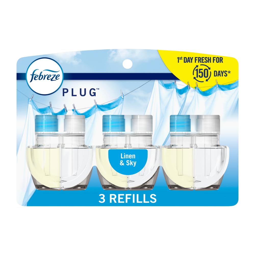 Plug-In Air Freshener Scented Oil Refill 0.87oz 3 Count A233481