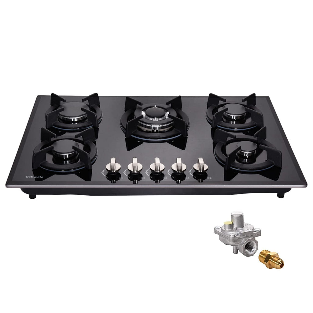 30 Inch 5 Burner Dual Fuel Gas Stovetop M905376
