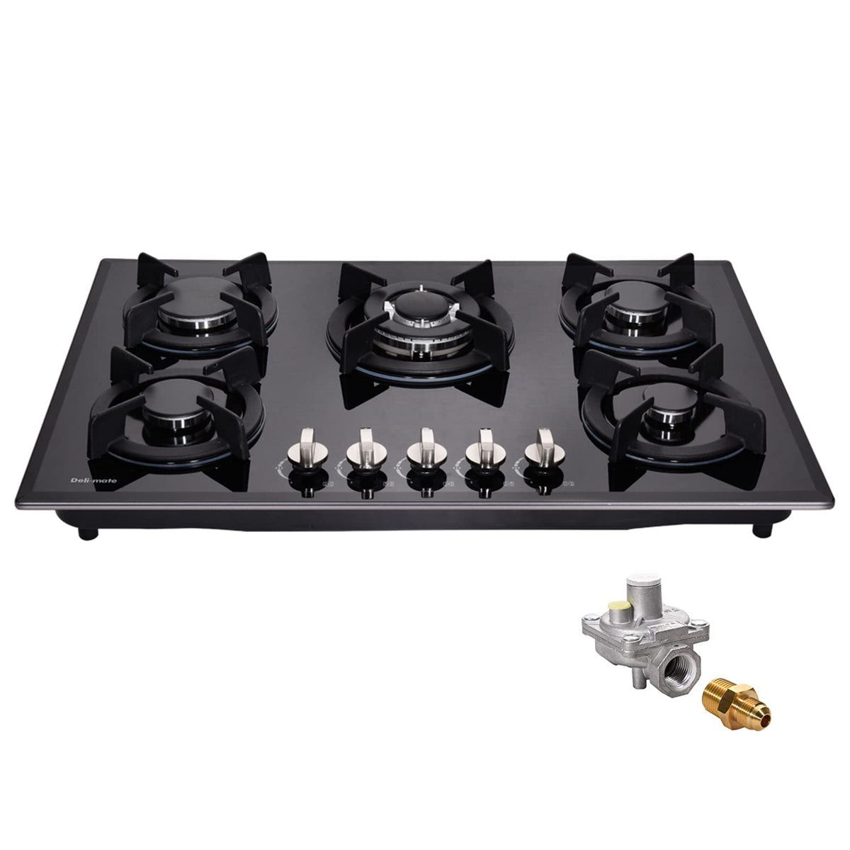 30 Inch 5 Burner Dual Fuel Gas Stovetop M905376