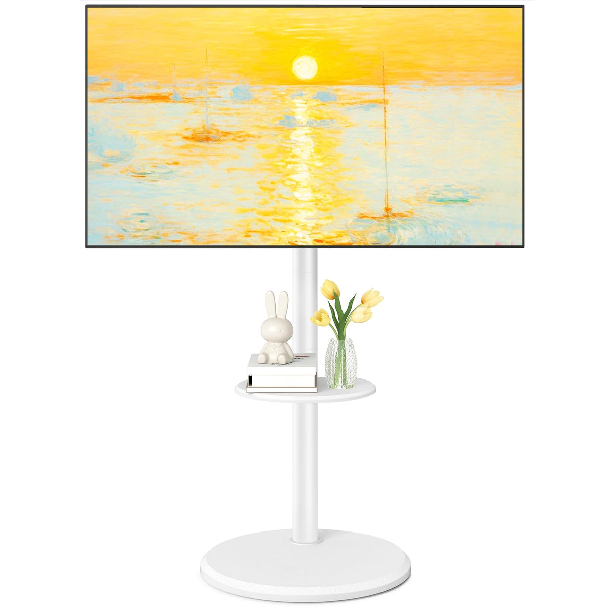 Rolling Mobile TV Stand for 32-65 Inch Flat Screen TVs B799673