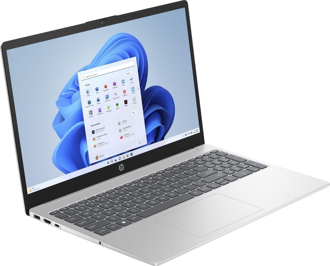 15.6" Touch-Screen Laptop, AMD Ryzen 5, 8GB DDR5, 512GB, Natural Silver Z895