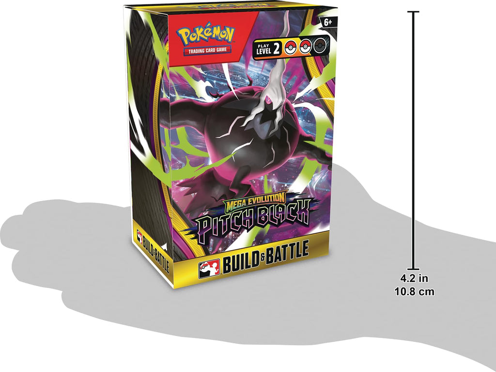 Pokémon Tcg: Mega Evolution—pitch Black Build & Battle Box A46000