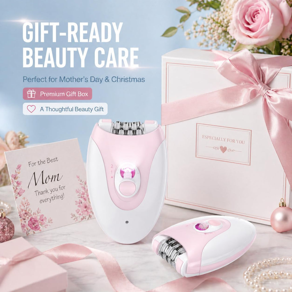 Electric Epilator with 36 Tweezers, 2 Speed Cordless USB R3107