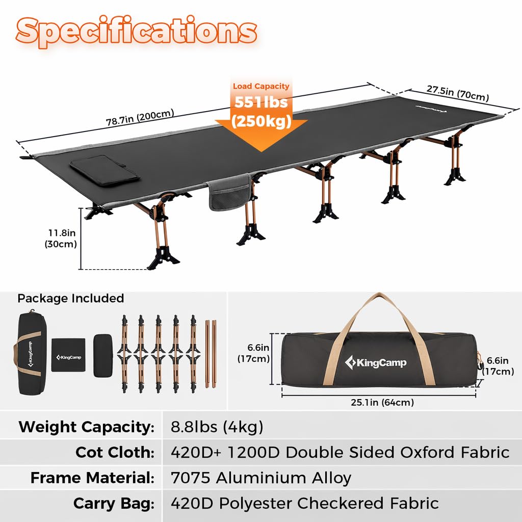 Lightweight Camping Cot D96672