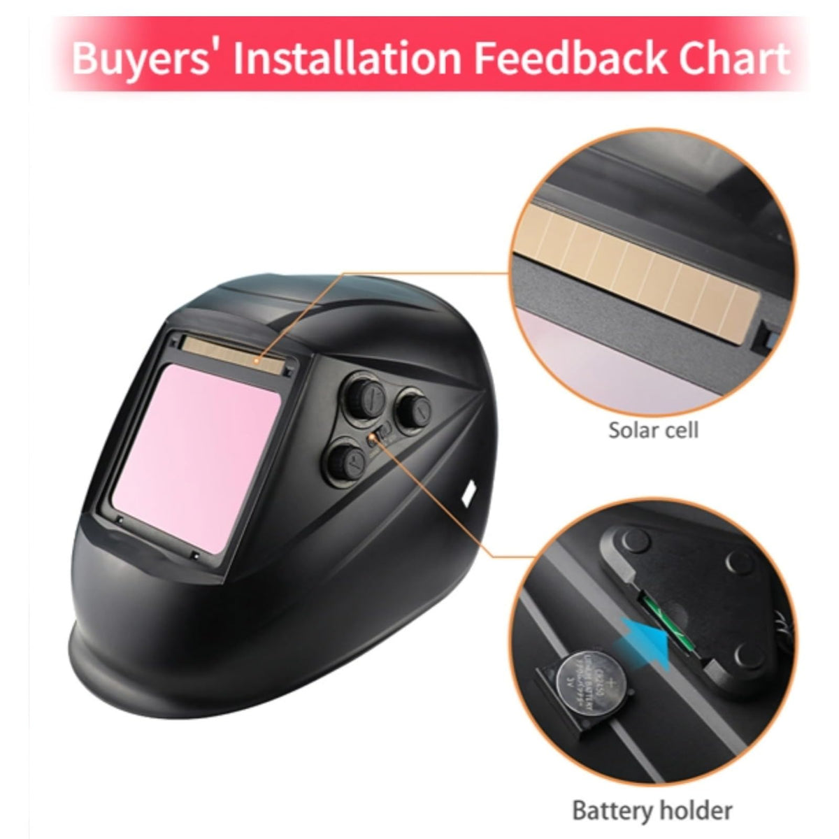 Auto-Darkening Welding Filter Lens V198666