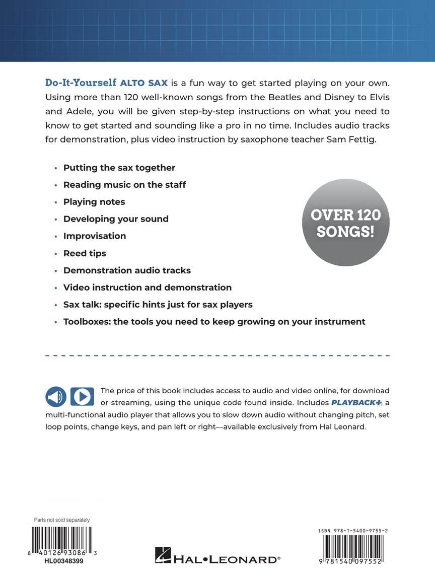 Alto Sax Beginner Guide with Online Audio and Video C388714