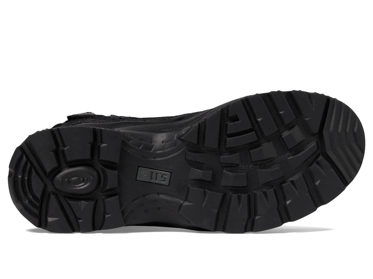 Black 6-Inch Side-Zip Work Boots V871873