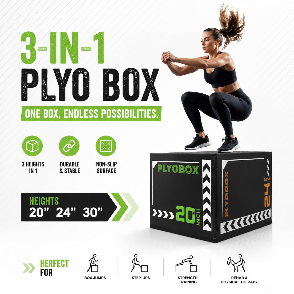 3-in-1 Foam Plyo Box K3799