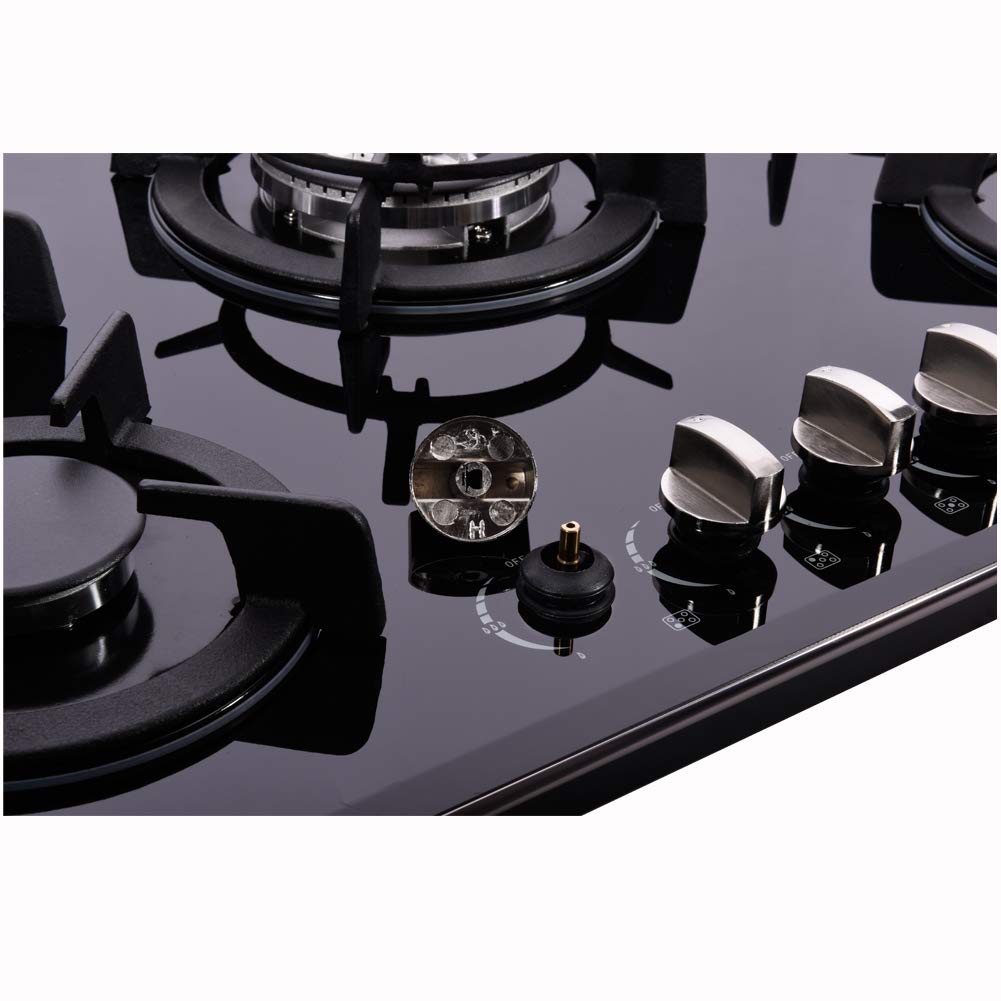 30 Inch 5 Burner Dual Fuel Gas Stovetop M905376