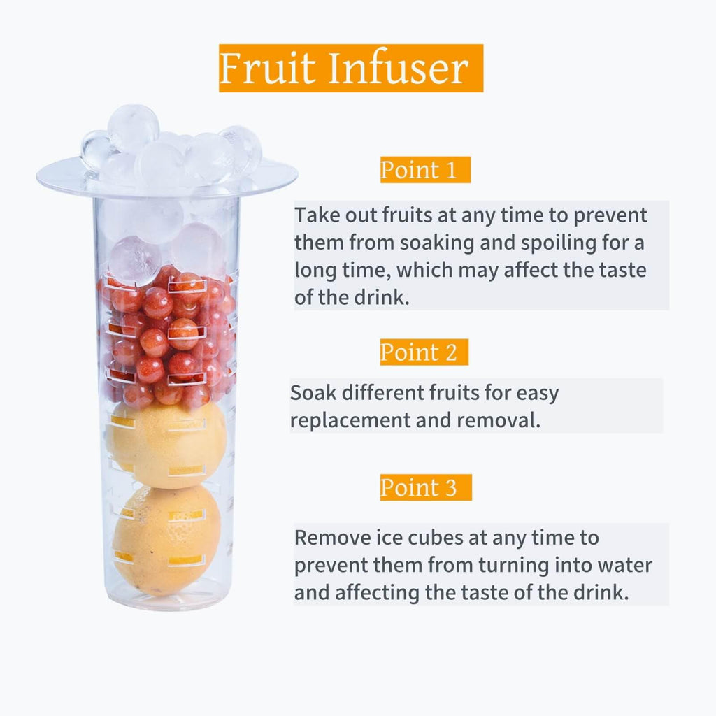2 Gallon Drink Dispenser with Spigot and Fruit Infuser N9259