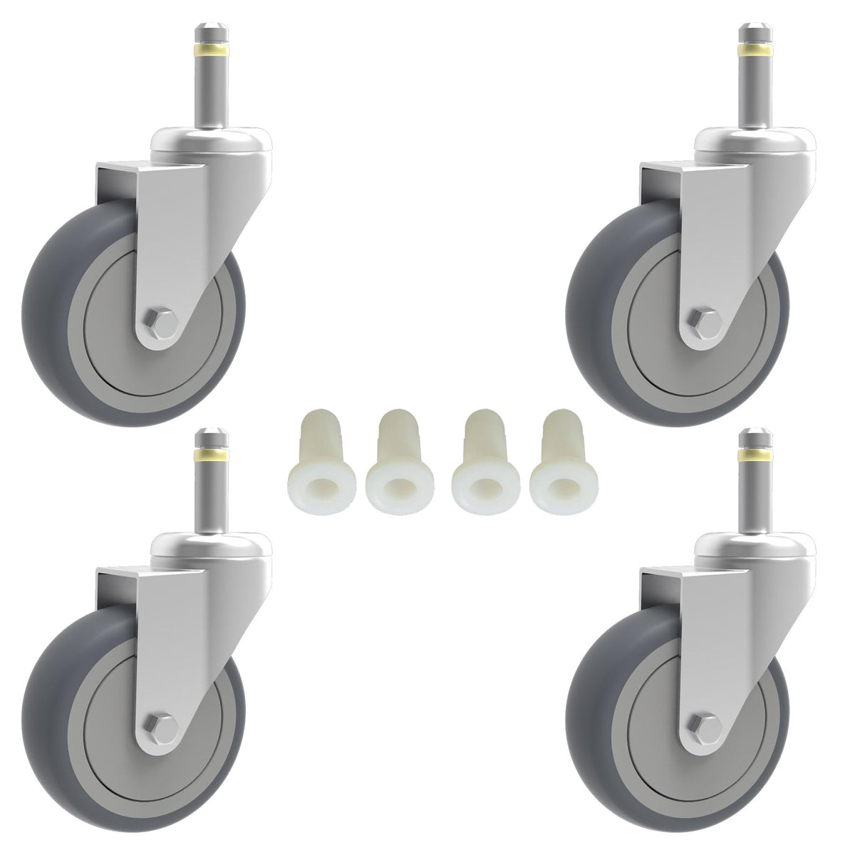 3-Inch Swivel Stem Caster 4 Pack Q27577