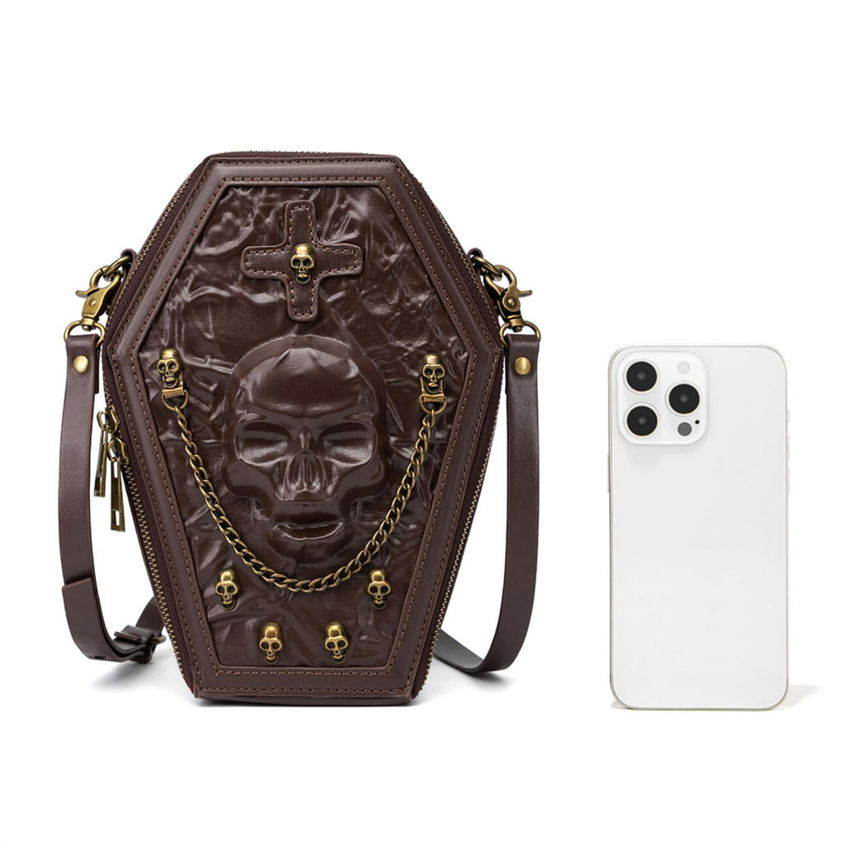 Crossbody Purse and Handbags Gothic Steampunk Retro Small Shoulder Bag P8667