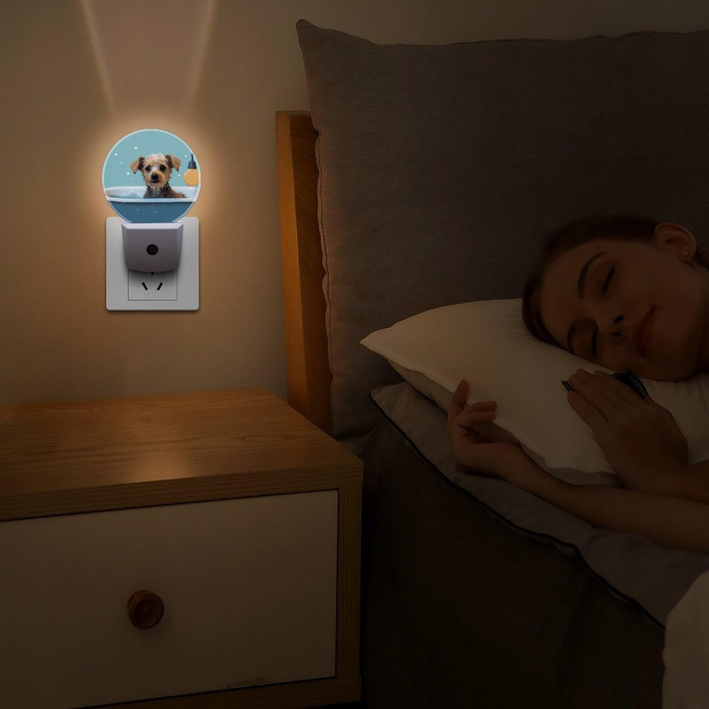 Dog in Bathtub Night Light Smart Sensor I50468