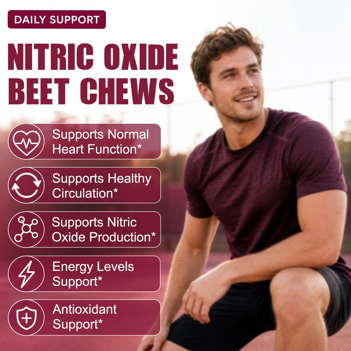 Beet Root Chews with CoQ10, Mixed Berry, 90 Ct S7794