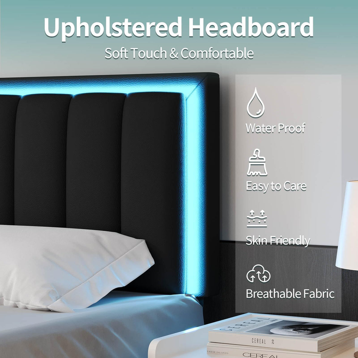Twin Bed Frame with Headboard H44903
