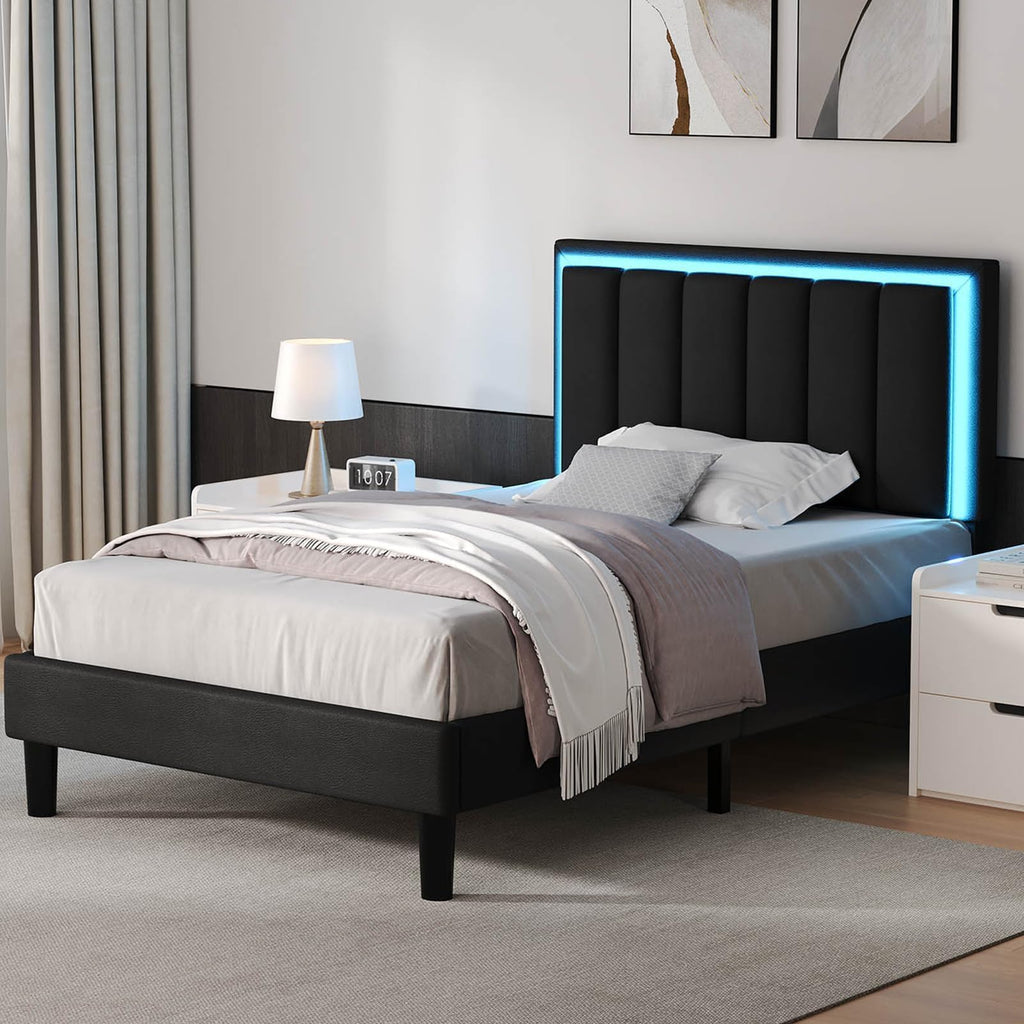 Twin Bed Frame with Headboard H44903