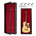 41" Lockable Guitar Display Case with Red Felt Interior Q9412