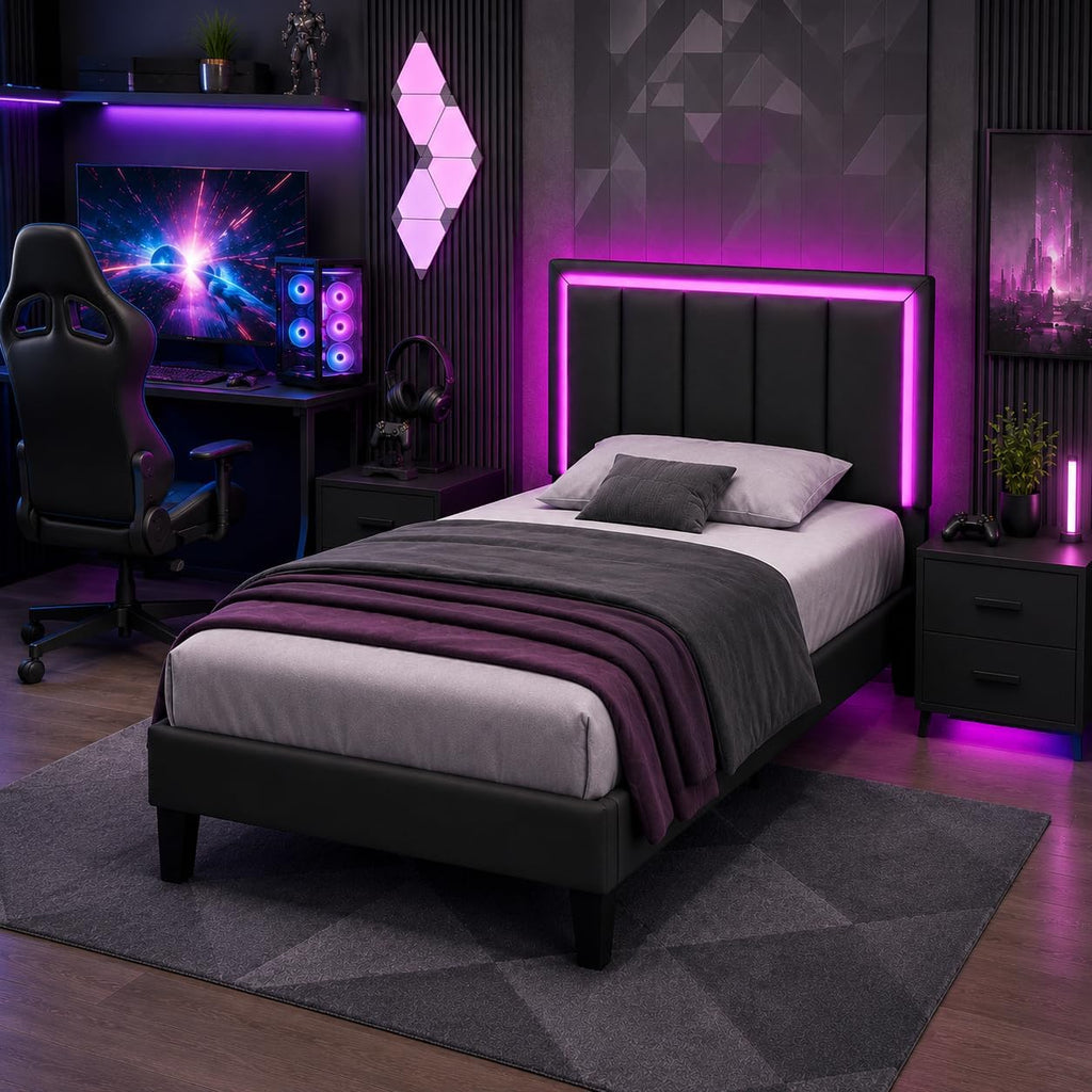 Twin Bed Frame with Headboard H44903
