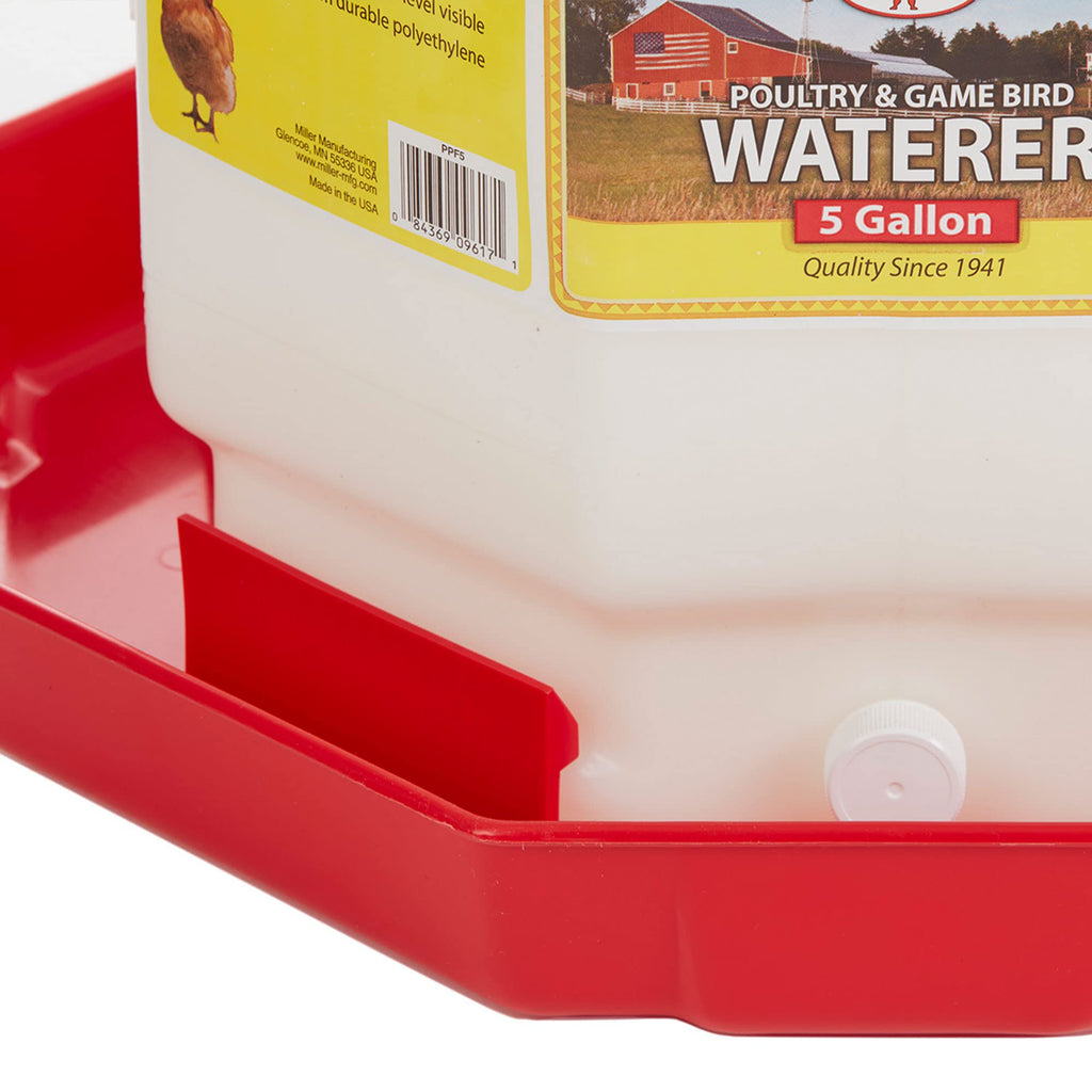 5 Gallon Hanging Automatic Poultry Waterer Dispenser, 2-Pack G915419