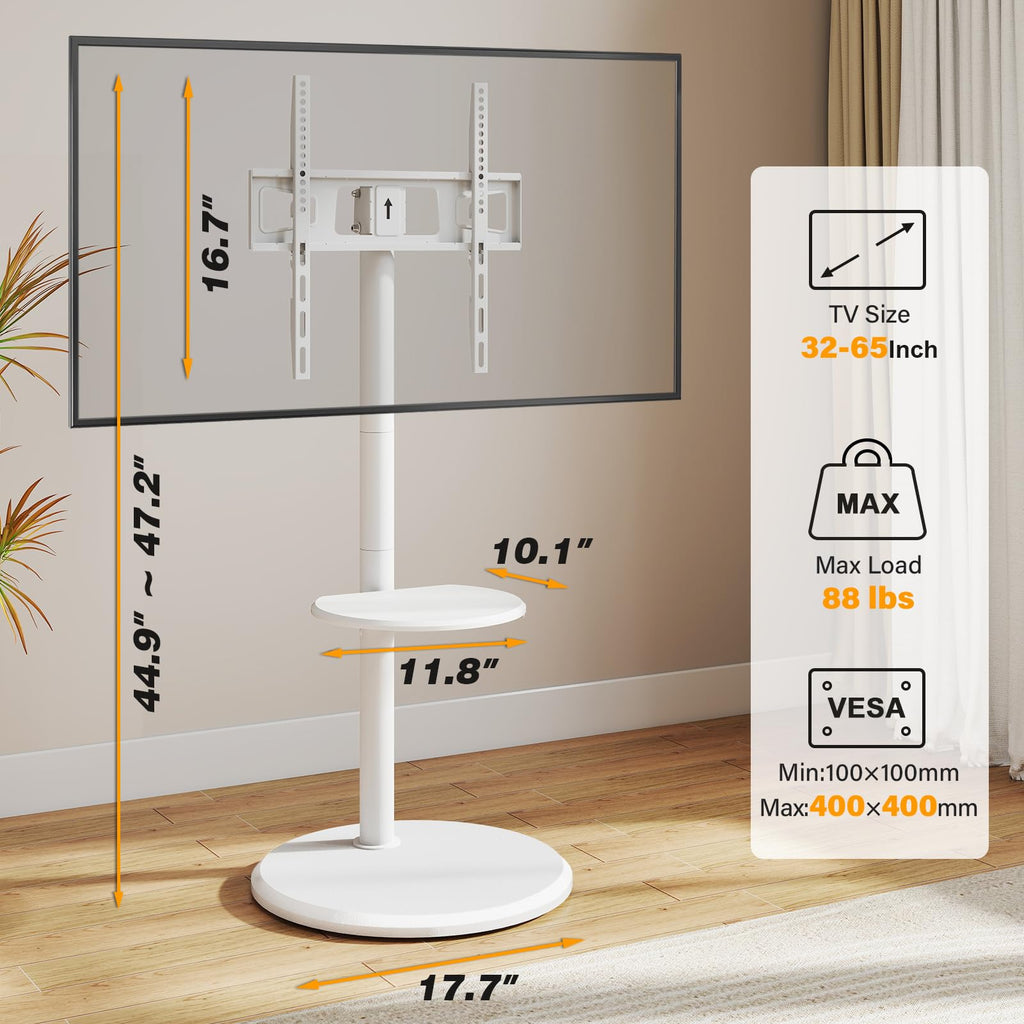 Rolling Mobile TV Stand for 32-65 Inch Flat Screen TVs B799673