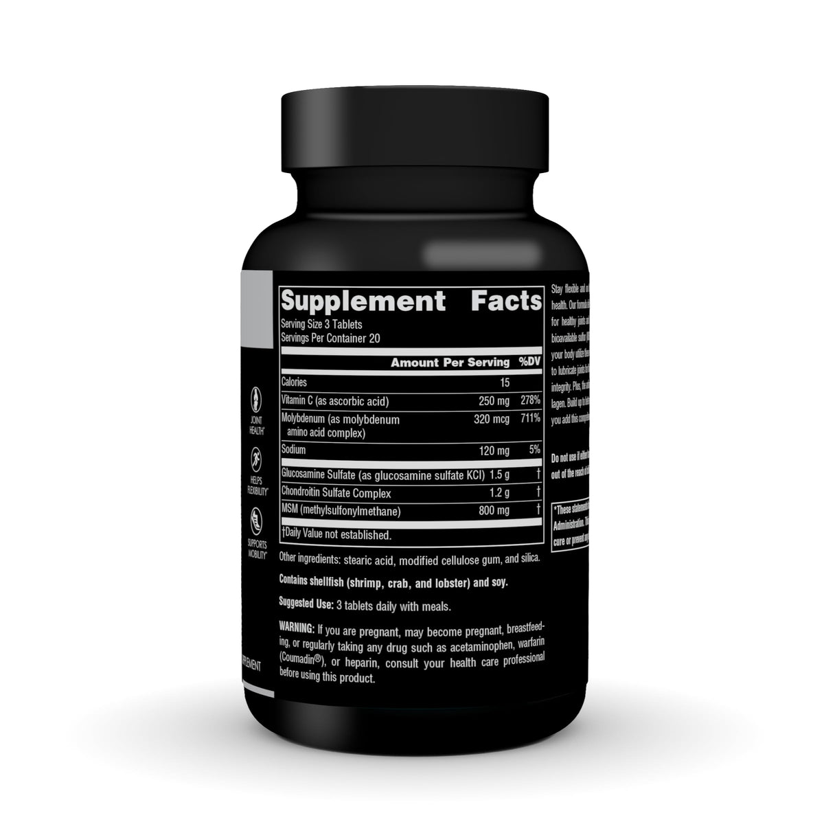 Glucosamine Chondroitin with MSM 60 Tablets C99668