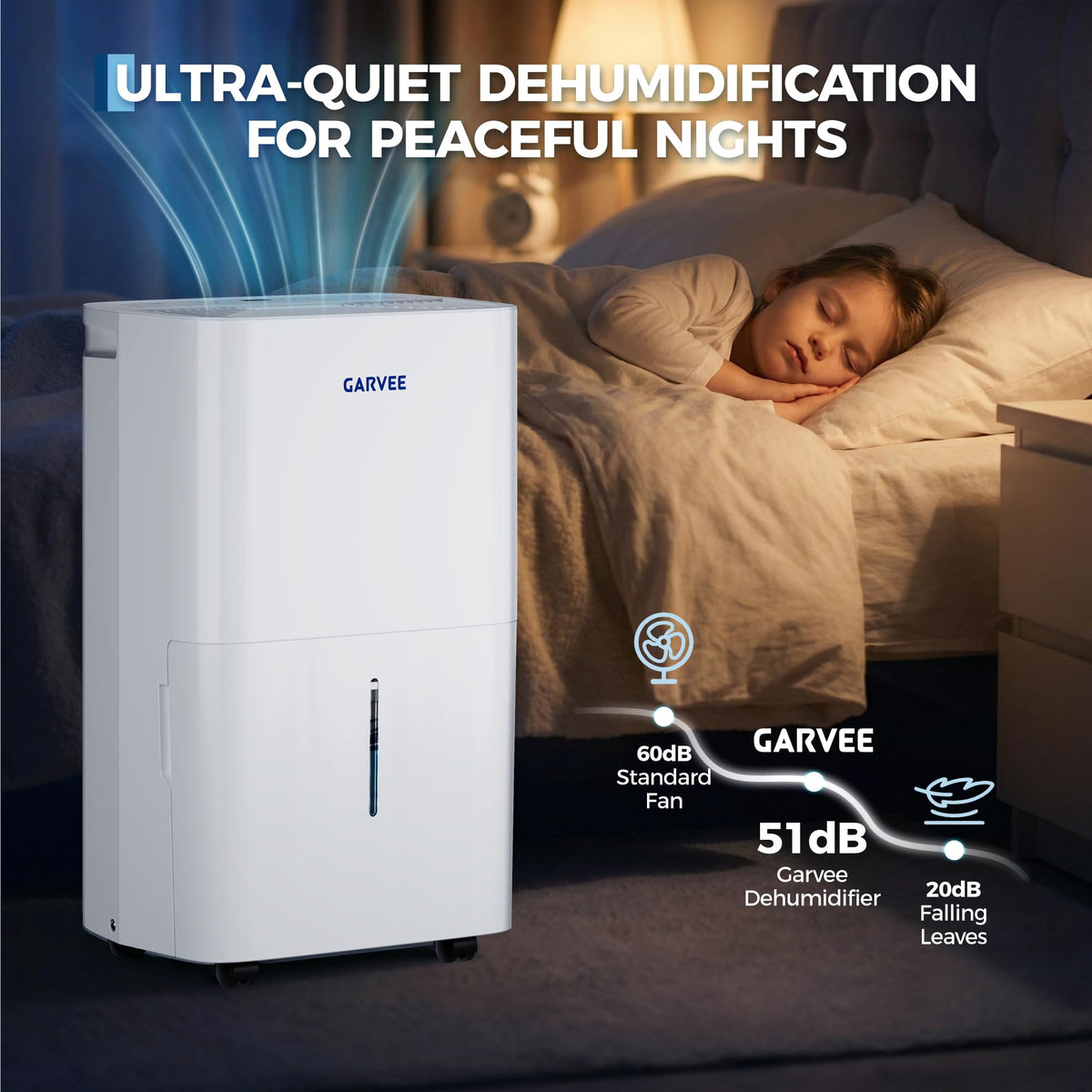 50 Pints Dehumidifier with Auto Defrost, 24H Timer, Auto Shut off X4714
