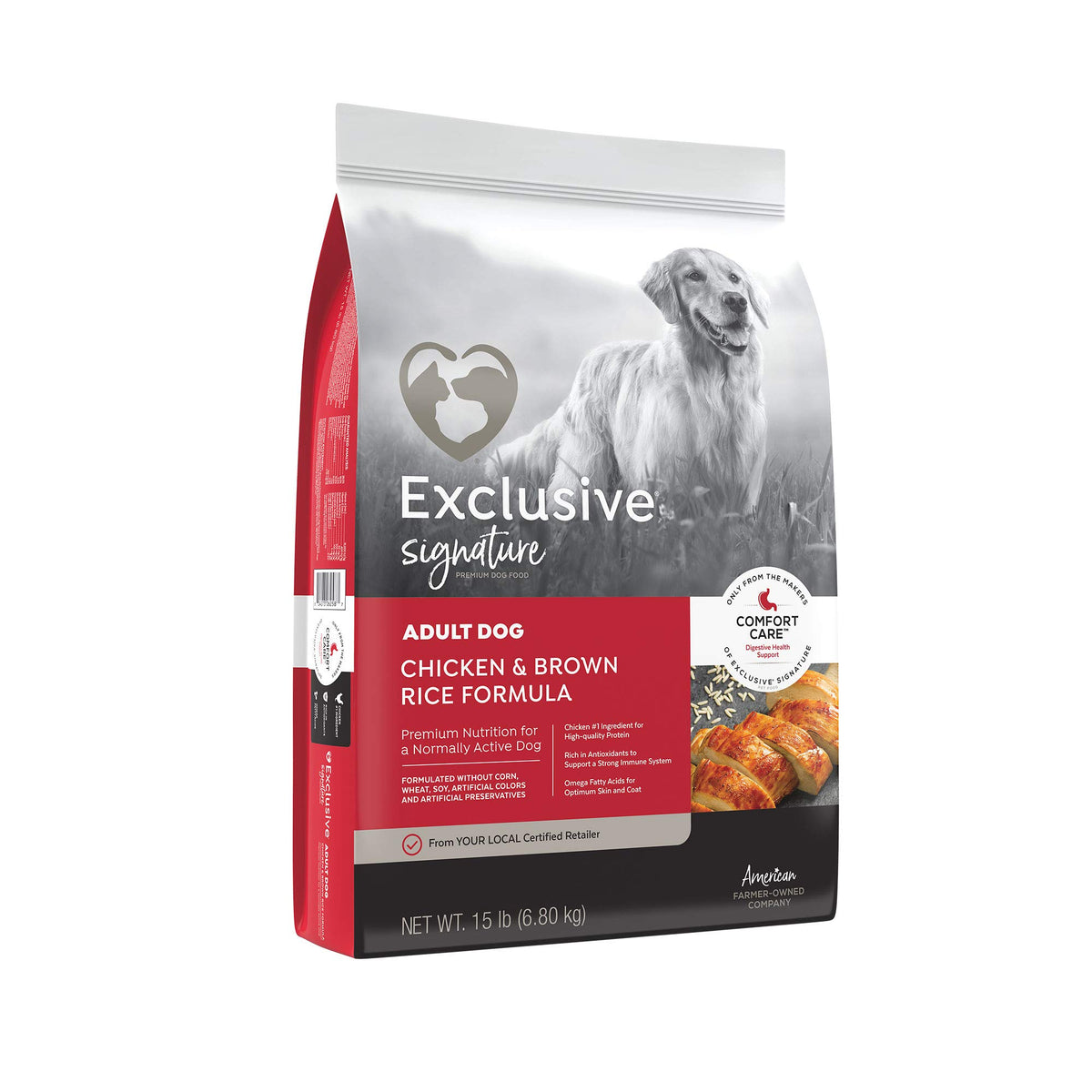 Chicken & Brown Rice Adult Dog Food 15 lb Bag N414413
