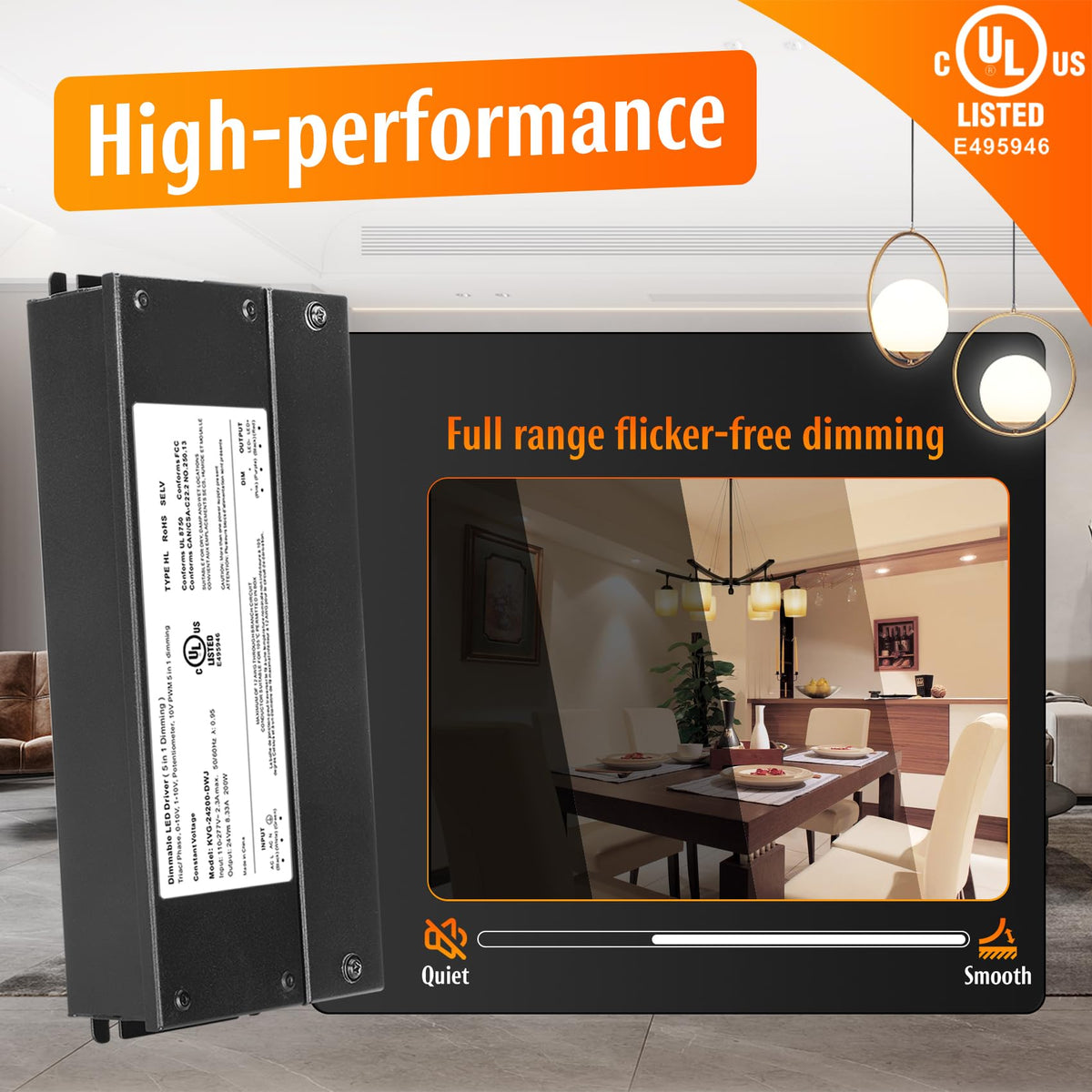 200W Dimmable LED Driver 24V Power Supply L28412