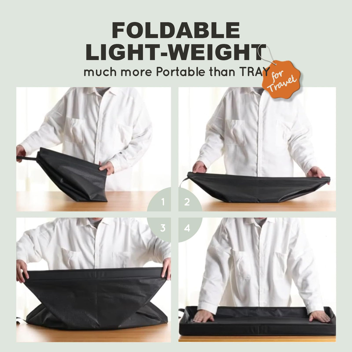 Foldable Dog Litter Box Y665908