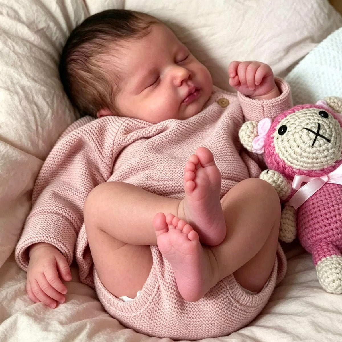 20 in Silicone Full Body Reborn Baby Doll Girl with Accessories P351
