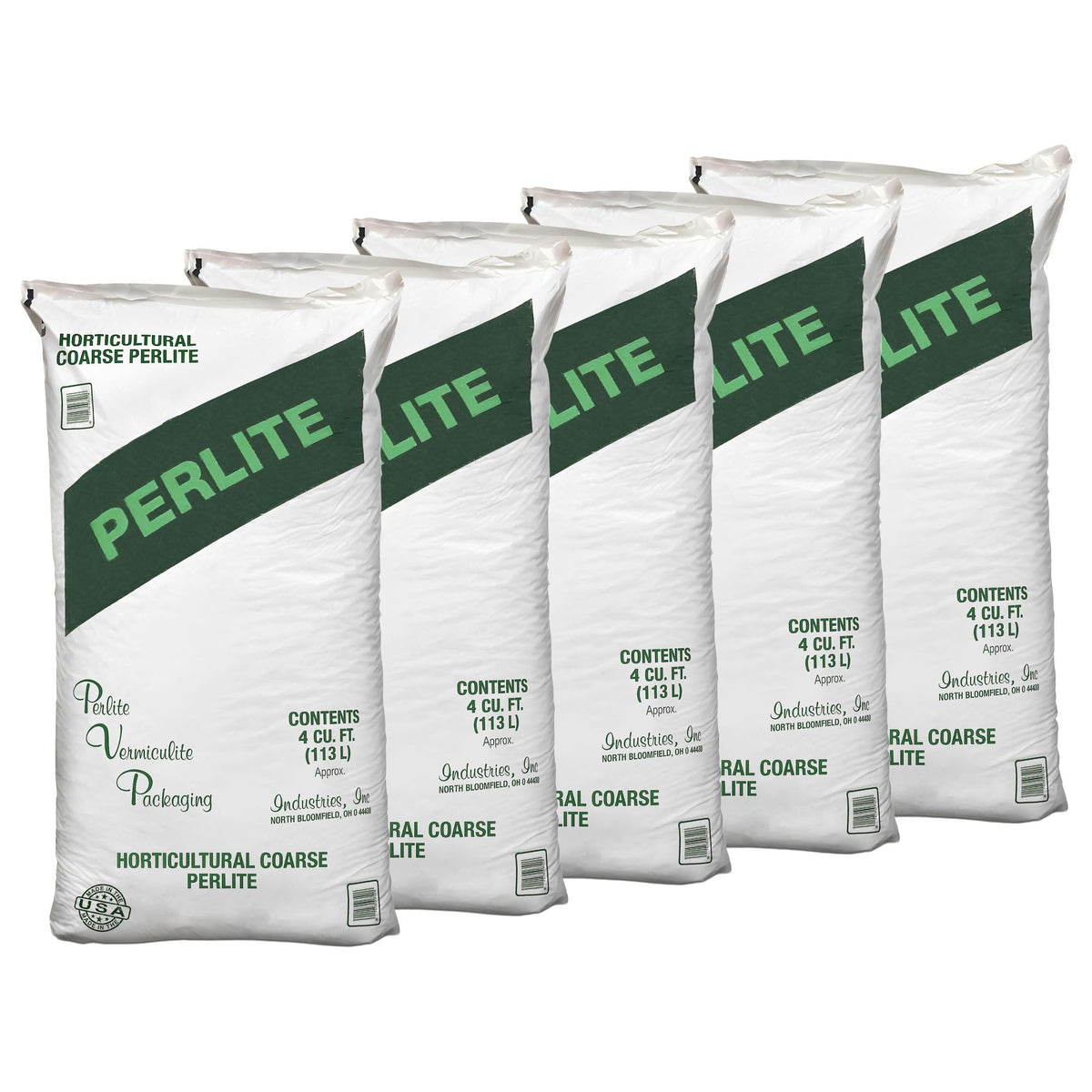 5 Pack Organic Coarse Perlite Planting Soil Additive N2646