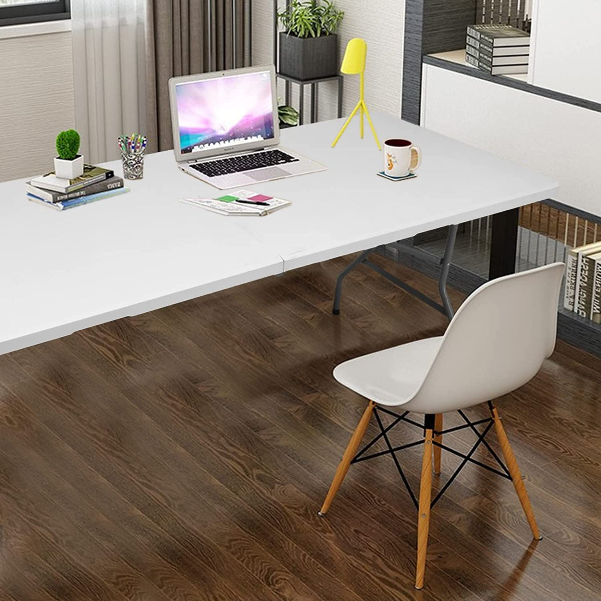 White Folding Table X6826