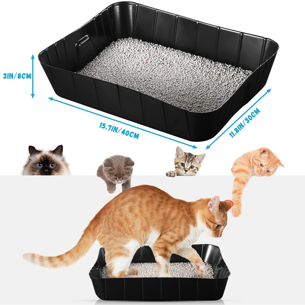 Black Disposable Litter Box for Cats G236