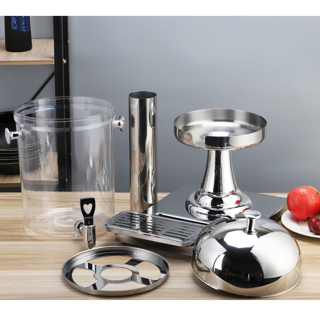 Stainless Steel Beverage Dispenser with Stand 24L P2559