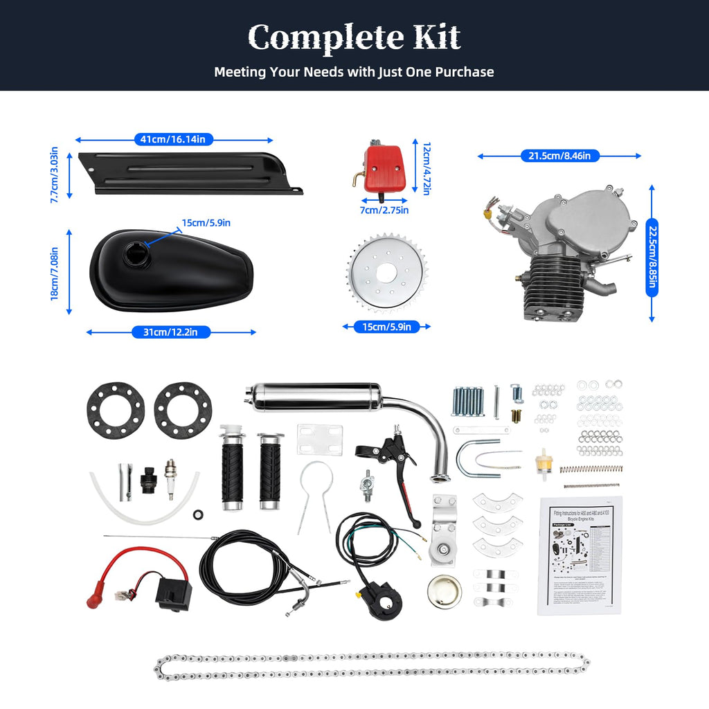 2-Stroke Bicycle Motor Kit for 26-28" Bikes S45727