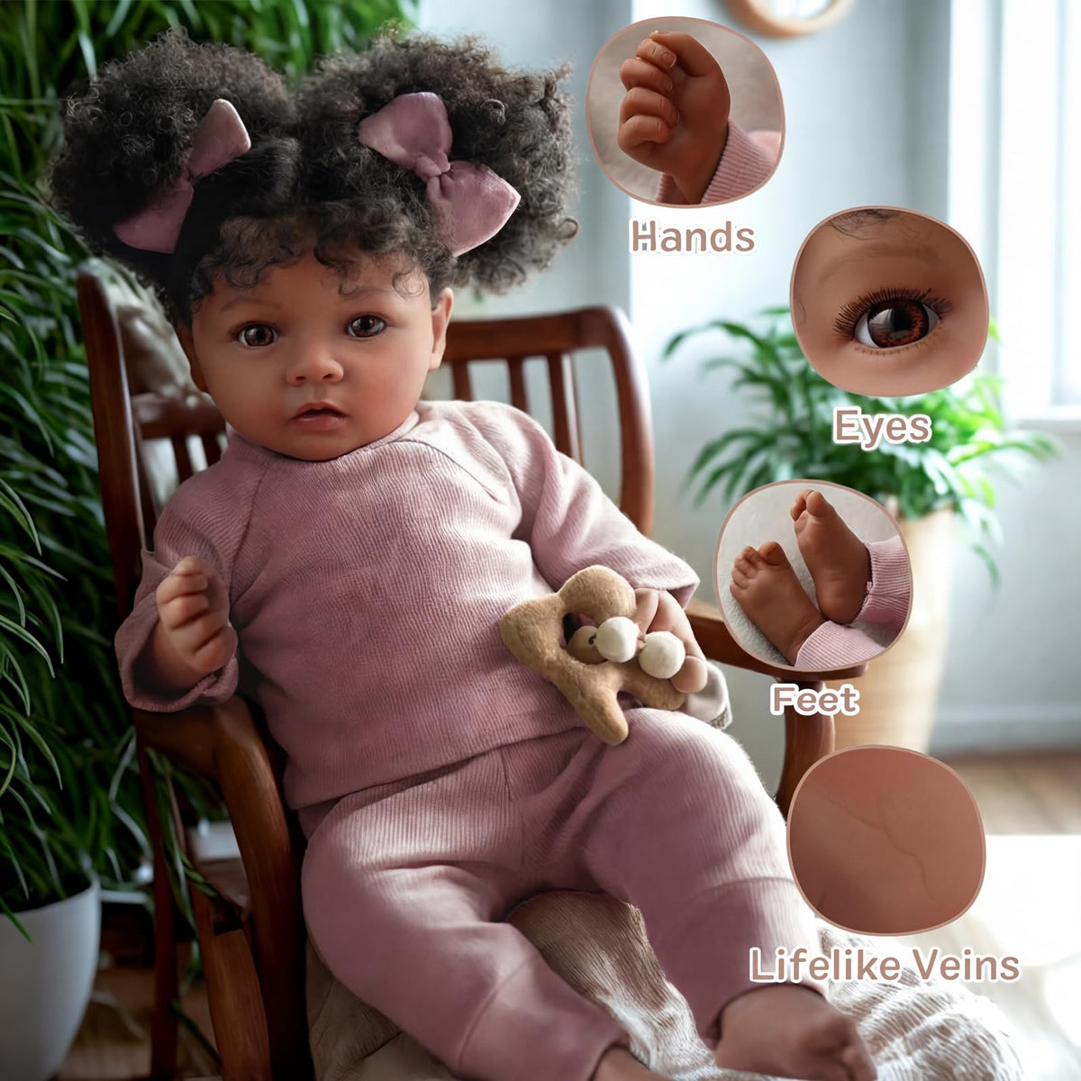 20 Inch Realistic Baby Doll G6041