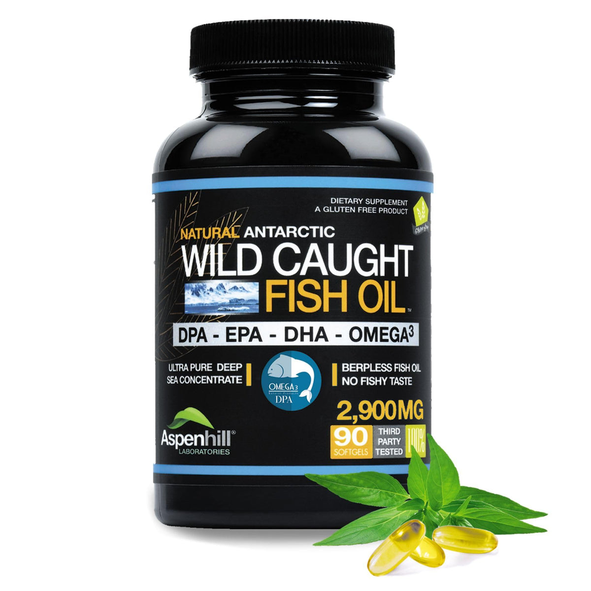2900 mg Omega-3 Fish Oil 90 SoftGels G748
