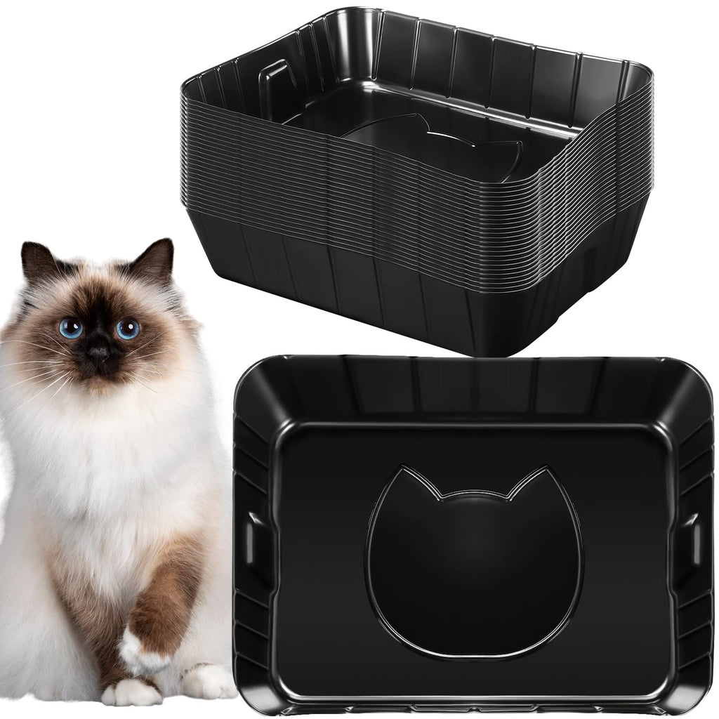 Black Disposable Litter Box for Cats G236