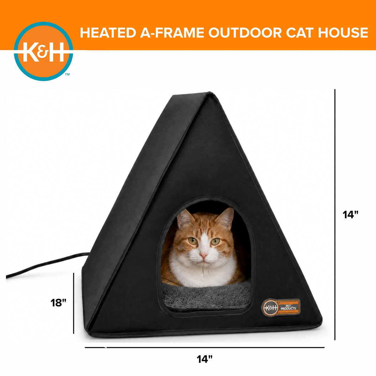 Heated Outdoor Cat House X61231