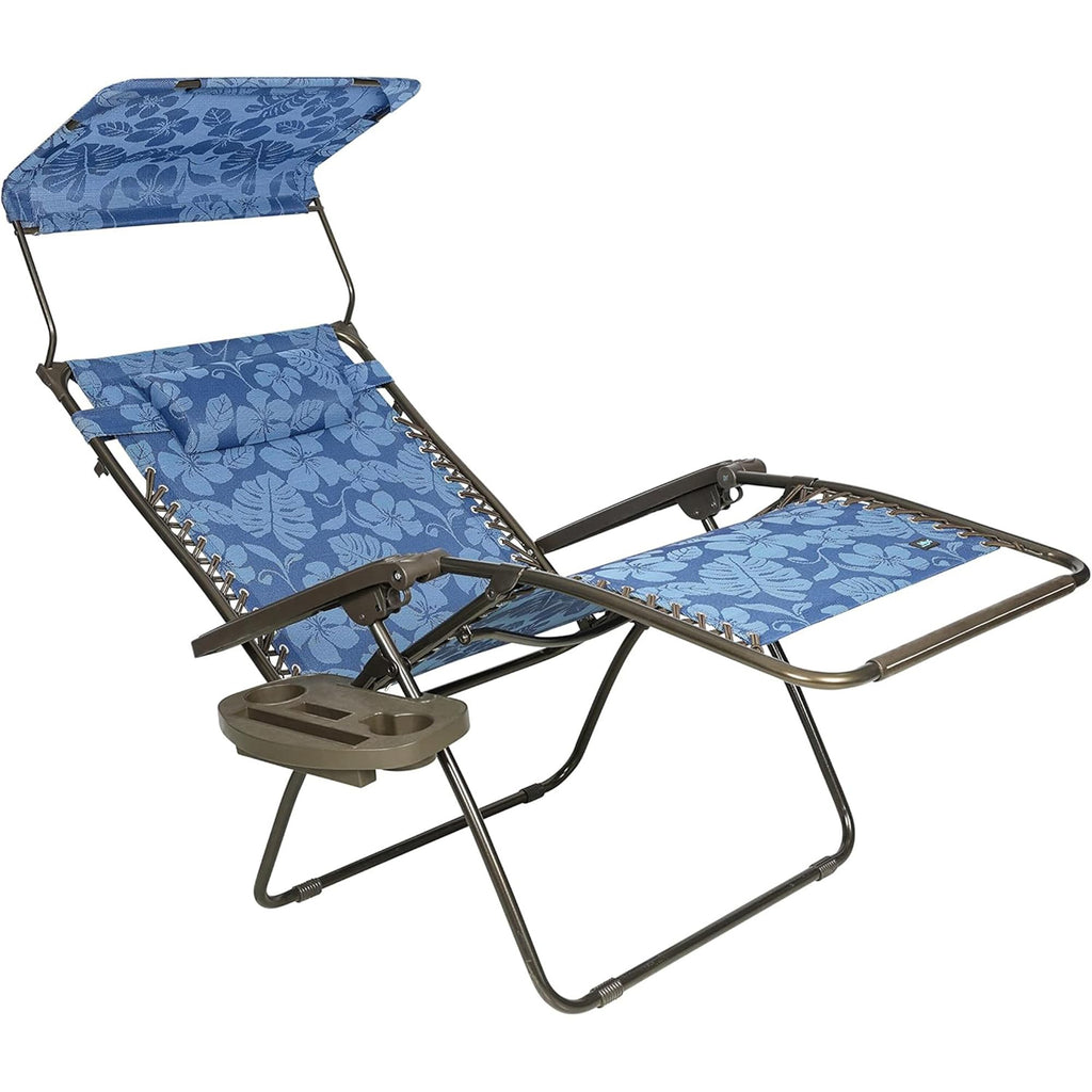 Blue Set of 2 Zero Gravity Outdoor Lounge Chair M297